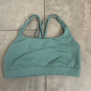 lululemon energy bra tidewater teal medium support 6